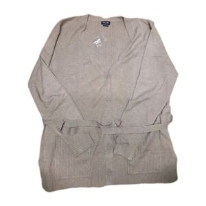 Splendid Women's Cardigan Button Up Green XXL